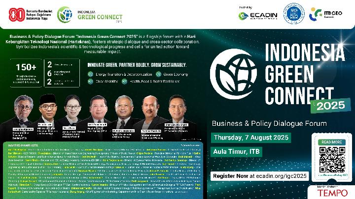 Poster Indonesia Green Connect 2025