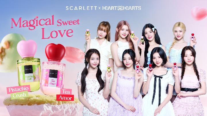 Scarlett x Hearts2Hearts Rilis Parfum Baru, Ada Varian Pistachio yang Bikin Penasaran!