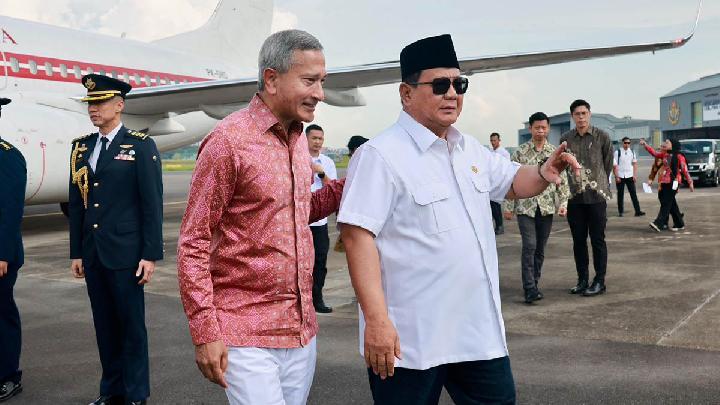 Prabowo Subianto Attends Singapore's National Day Parade