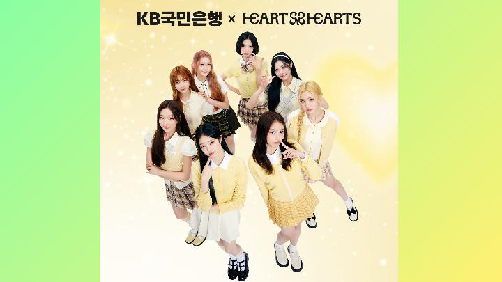 Gantikan aespa, KB Bank Resmi Gandeng Hearts2Hearts Sebagai Brand Ambassador Baru