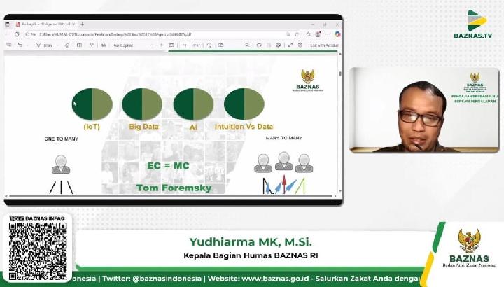 Kantor Digital Jadi Ujung Tombak Humas Baznas Daerah