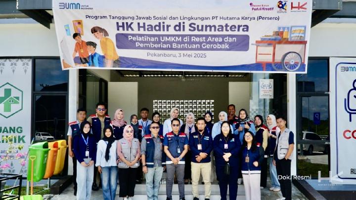 Hutama Karya Fasilitasi 792 UMKM di Rest Area Trans Sumatera