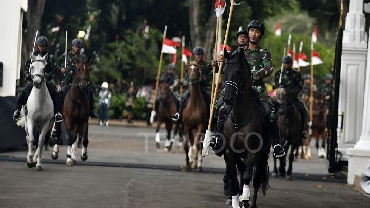 Saray’daki Endonezya Cumhuriyeti’nin 80. yıldönümü öncesinde, MPR Başkanına Jakarta Valisi mevcuttu