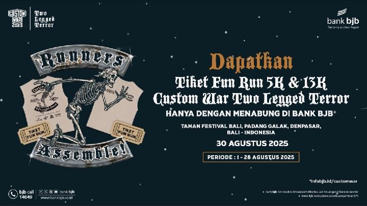 
Tiket Fun Run 5K dan 15K bjb. Dok. bjb