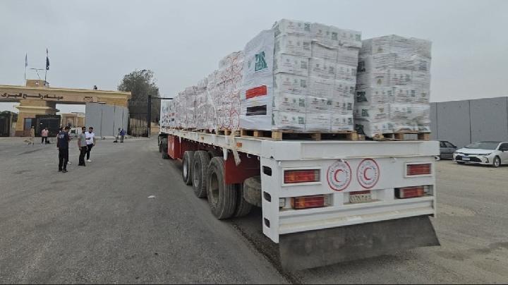 Baznas Berhasil Tembus Rafah, Tiga Truk Bantuan Masuk Gaza
