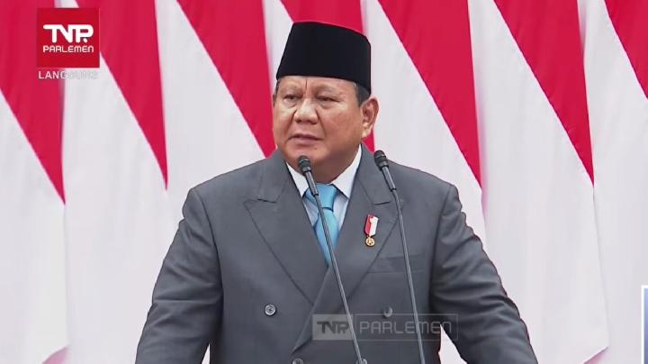 Prabowo Pidato Kenegaraan di Sidang Tahunan MPR, Warganet Ingatkan Waktu Salat Jumat