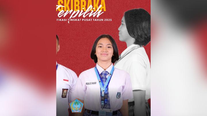 RI Yıldönümü Töreni Memurlarının Listesi: Bianca Asessia Christabella bir bayrak taşıyıcısıdır