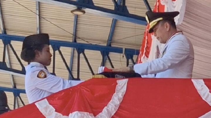 Upacara HUT ke-80 RI, Agus Fatoni Ajak Papua Jaga Iklim Kondusif