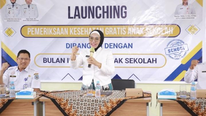 Wali Kota Bontang Luncurkan Pemeriksaan Kesehatan Gratis Anak Sekolah dan BIAS 2025