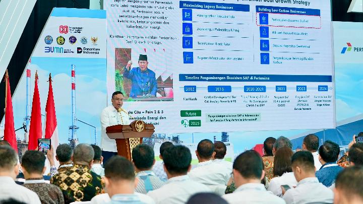 Pertamina Lakukan Penerbangan Perdana SAF Berbahan Minyak Jelantah