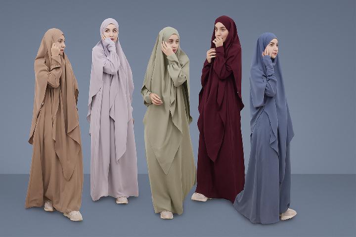 Pilihan Gamis Abaya dari Gerai Hawa, Terbaik untuk Kajian, Haji, dan Umrah