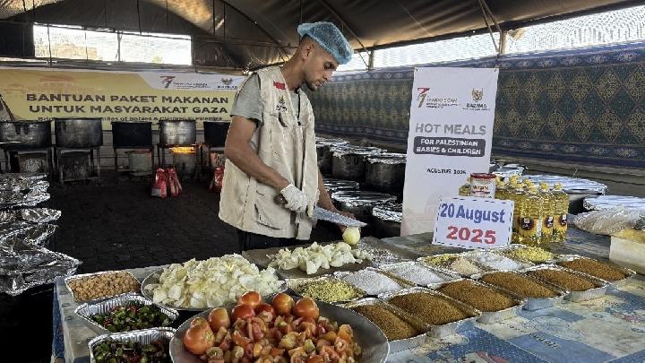 Baznas Gandeng Tempo Scan Distribusikan Makanan Siap Saji di Gaza
