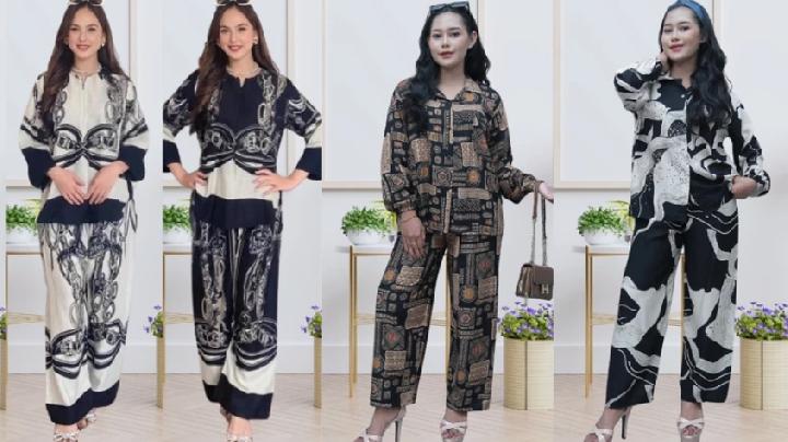 5 One Set dari Noviioutfit dengan Motif Modern dan Bahan Adem