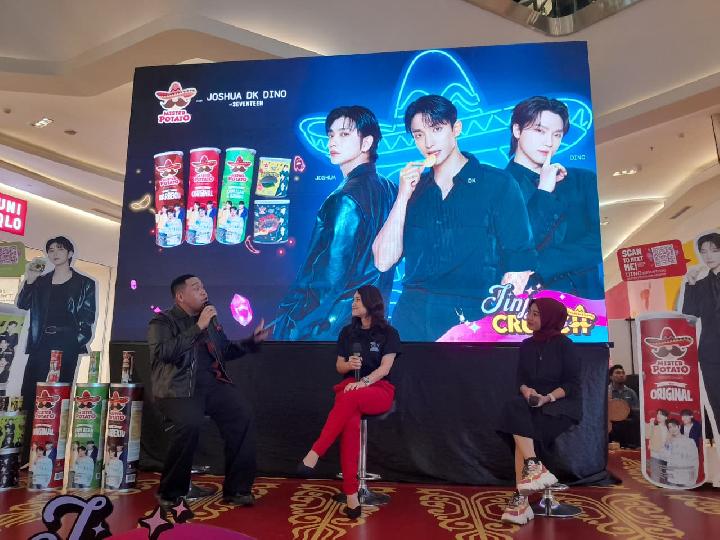 Joshua, DK, dan Dino SEVENTEEN Jadi Wajah Mister Potato di Indonesia
