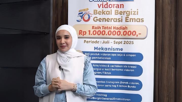Zaskia Sungkar Ingatkan Pentingnya Gizi untuk Tumbuh Kembang Anak