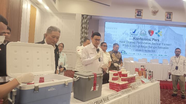 BPOM Ungkap Dokter Hewan di Magelang Buka Praktik Terapi Sekretom Ilegal