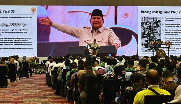 Sederet Pernyataan Prabowo kepada Kepala Daerah di Acara Apkasi