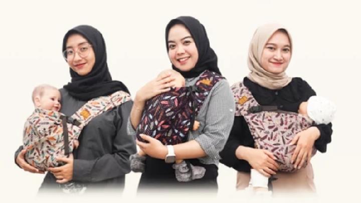 Gendongan Bayi Premium CuddleMe, Nyaman dan Praktis untuk Newborn hingga Balita
