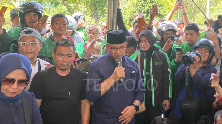 Anies Minta Ojol Jaga Solidaritas: Semua Ikut Perjuangkan Keadilan Affan