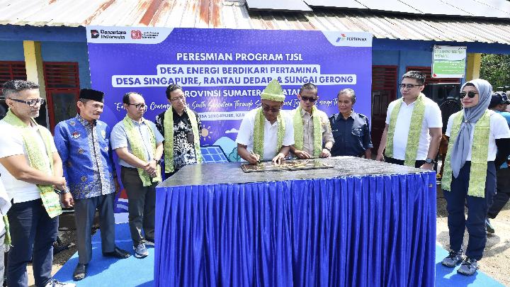 Pertamina Resmikan Desa Energi Berdikari di Sumatera Selatan
