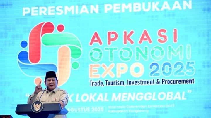 Membuka AOE 2025, Presiden Prabowo Subianto Minta Kepala Daerah Perjuangkan Kepentingan Rakyat