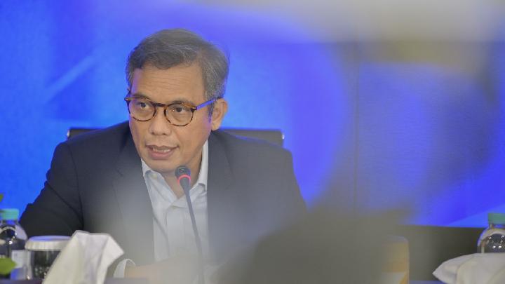 Direktur Utama PT Bank Tabungan Negara (Persero) Tbk Nixon LP Napitupulu menyampaikan kinerja keuangan semester BTN Semester I/2025 di Menara 2 BTN, Jakarta, Rabu, 27 Agustus 2025. Dok. BTN