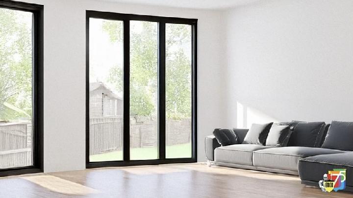 Interior rumah minimalis dengan aksen warna hitam menggunakan cat kayu dan besi