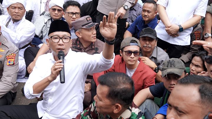 Gubernur Rahmat Mirzani Djausal Dengarkan Aspirasi Aliansi Lampung Melawan