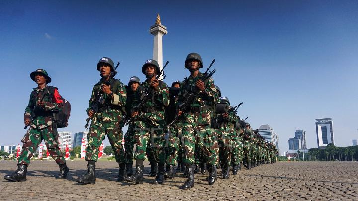 TNI Akan Gelar Latihan di Monas Jelang HUT ke-80, Libatkan 100 Ribu Prajurit