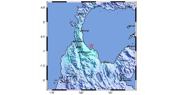 4.8 Magnitude Earthquake Jolts Parigi, Central Sulawesi, Felt as Far as Poso