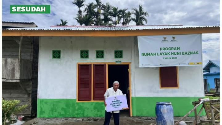 Baznas Perbaiki Rumah Para Mustahik di Papua Barat, Termasuk Rumah Imam Masjid