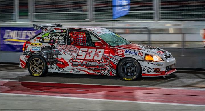Wakil Indonesia Tim Banteng Motorsport x Mesin HL Raih Podium di Malaysia