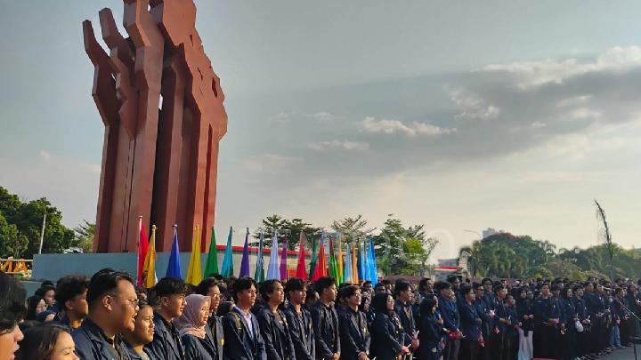 UNLAD öğrencilerinin hikayesi, gösteri nedeniyle Batı Java Bölge Polisi’ne götürüldü.