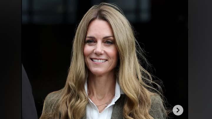 Kate Middleton Tampil dengan Rambut Pirang, Gaya Blow-out Masih Jadi Andalan