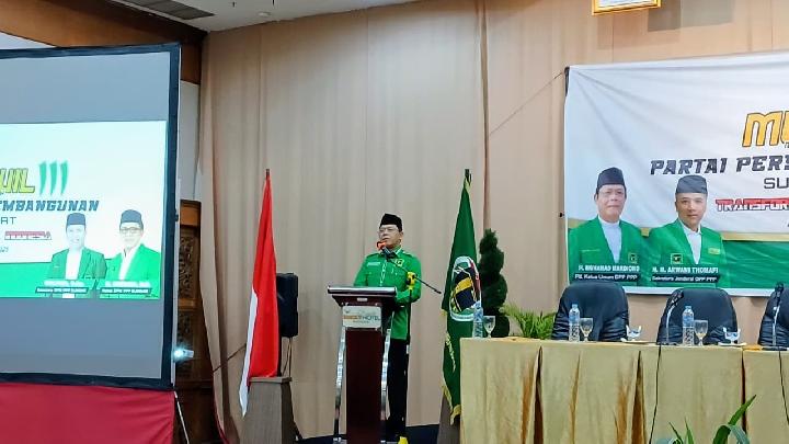 PPP Sumbar Gelar Mukerwil, Mardiono Optimistis Muktamar Nasional Hasilkan Terobosan Baru