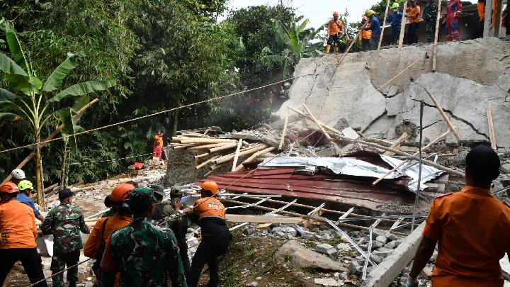 Jumlah Korban Ambruknya Bangunan Majelis Taklim di Ciomas Bertambah