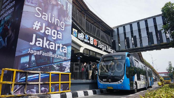 Jakarta Renames Transjakarta Bus Stop Set Ablaze During Protest to "Jaga Jakarta"
