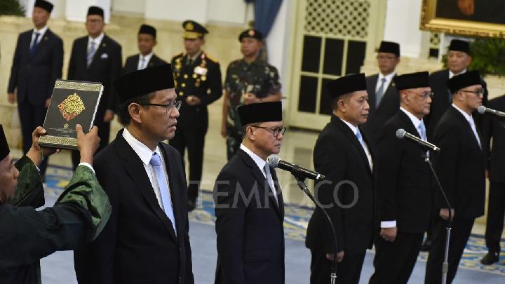 Prabowo Sends Letters to Five Reshuffled Ministers