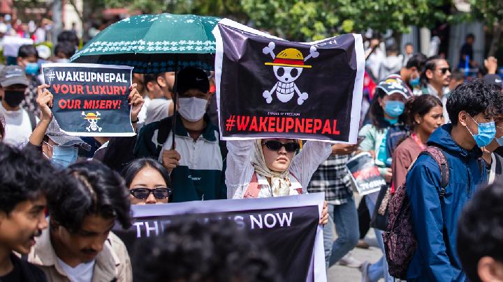 After Indonesia, One Piece Flags Fly Amidst Nepal Anti-Government Protests