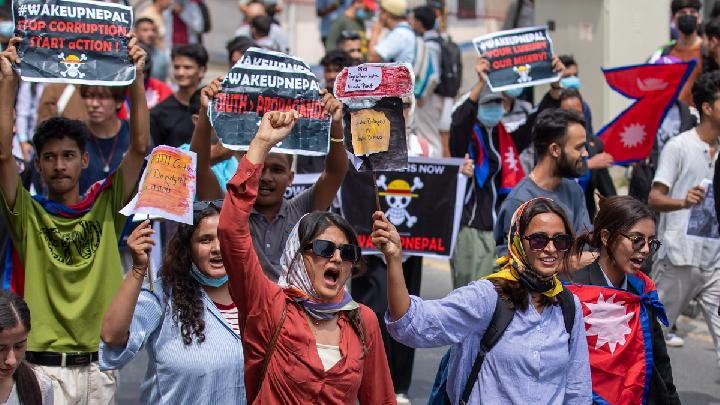 Ex-Nepal PM's Wife Survives After Being Set on Fire by Protesters