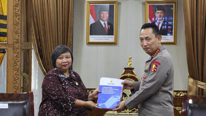 Komnas HAM Holds Talks with Indonesian Police Chief on Detained Protesters