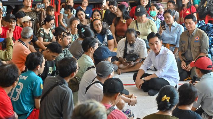 Gibran kepada Korban Banjir Bali: Bapak dan Ibu Tenang