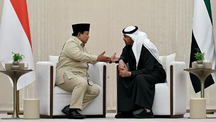 Prabowo and UAE President MBZ Discuss Global Issues in Abu Dhabi