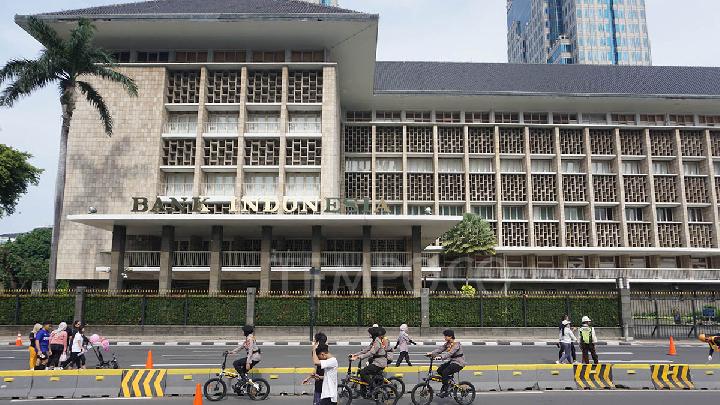 Gedung Bank Indonesia, Gambir, Jakarta, 14 September 2025. Tempo/Ilham Balindra