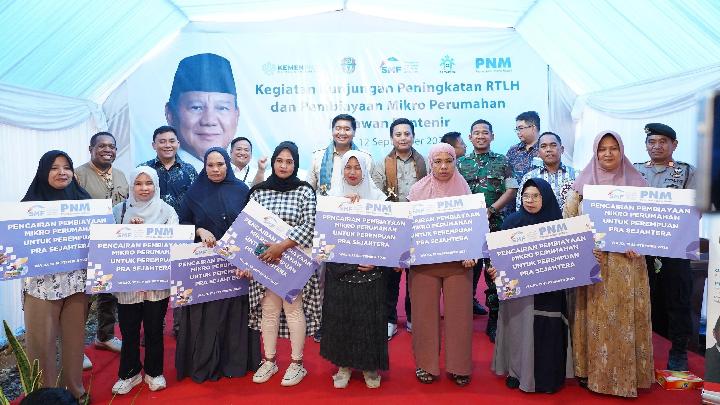 Kementerian PKP, PNM, dan SMF Sinergi Hadirkan Rumah Layak Usaha di Wajo