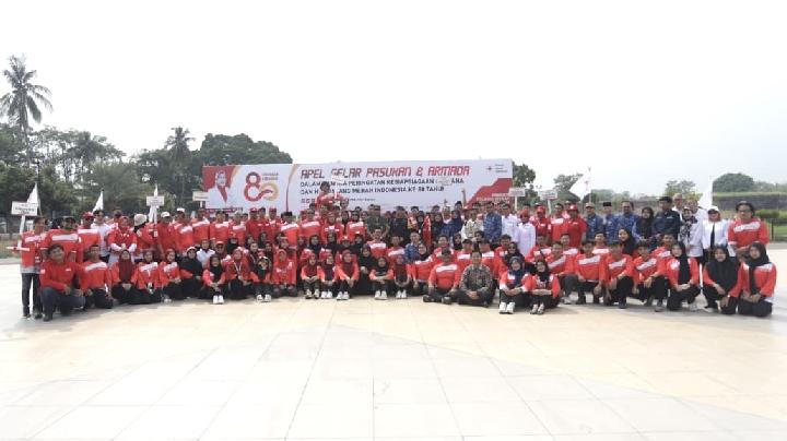 80. yıldönümünü kutlayın, PMI Banten insani eylemde bulunuyor