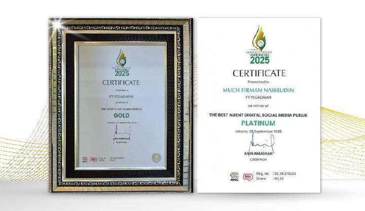 Pegadaian Borong Penghargaan di Ajang ICCA 2025