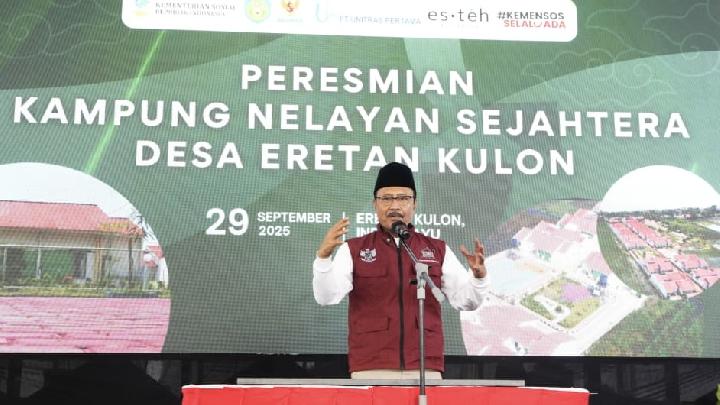 Gus Ipul Resmikan 93 Rumah Nelayan Indramayu