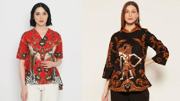 Tampil Anggun dengan Blouse Batik Semar Teranyar
