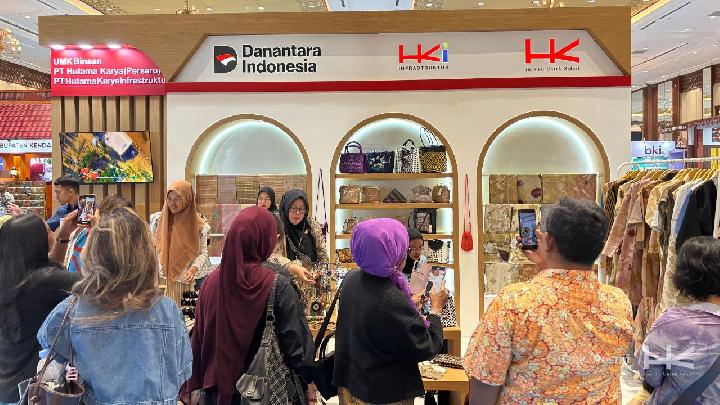 UMKM binaan PT Hutama Karya (Persero) dan PT Hutama Karya Infrastruktur berpartisipasi dalam pameran INACRAFT 2025 di JCC Senayan, Jakarta, pada 1-5 Oktober 2025. Dok. Hutama Karya
